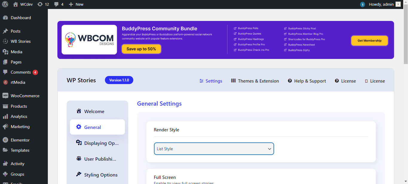 General Settings