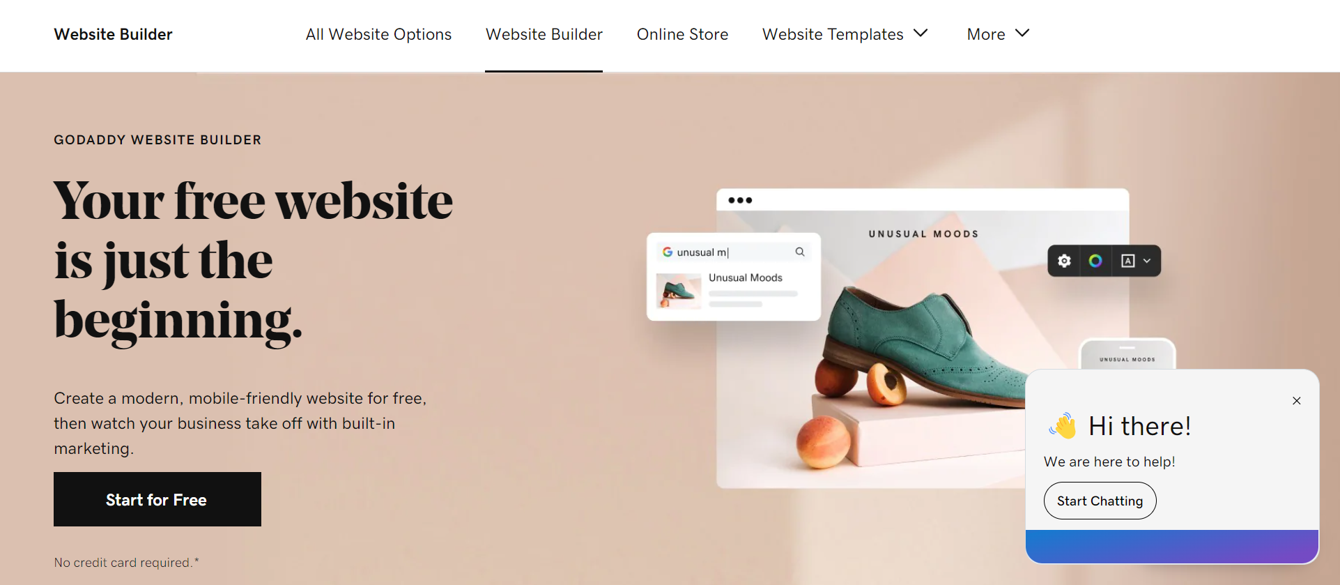 godaddy website builder