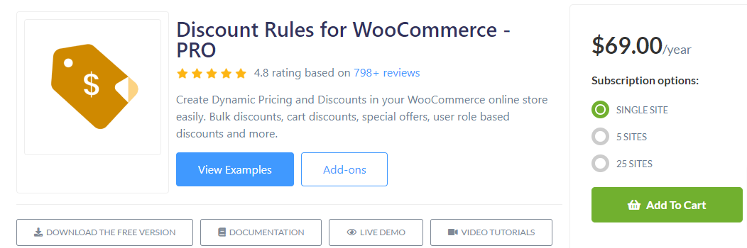 Discount Rules for WooCommerce - WooCommerce Share for Discounts Plugins