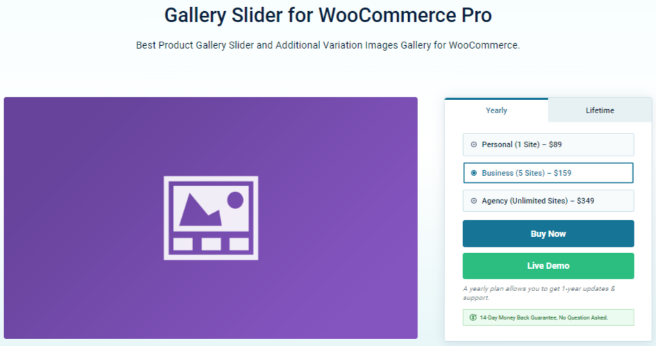 Gallery Slider for WooCommerce Pro