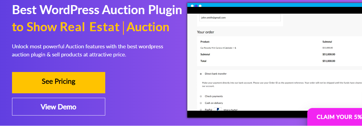 Ultimate-Auction-Pro- Best WooCommerce Auction Plugins
