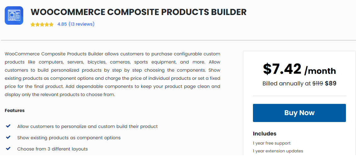 WooCommerce Composite Products Plugins