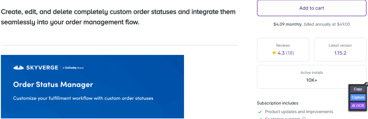 WooCommerce Order Status Control