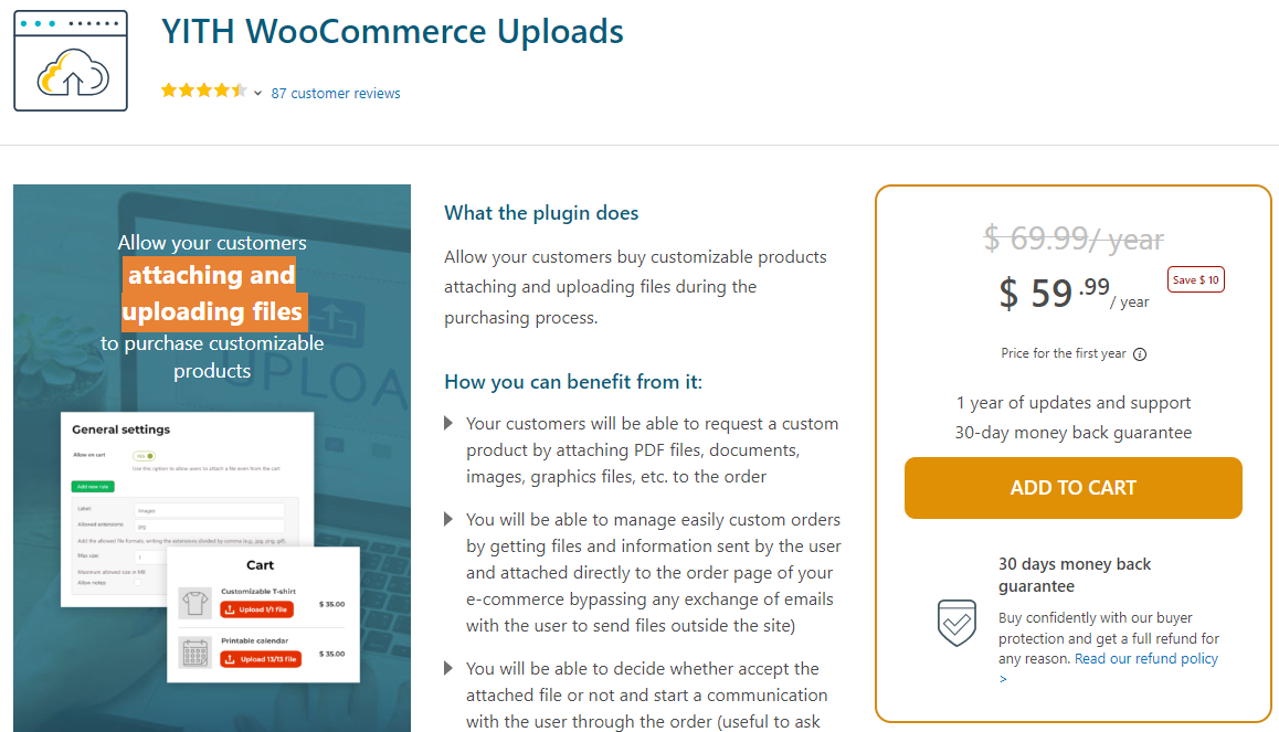 YITH WooCommerce Uploads
