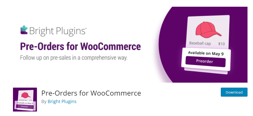 Pre-Orders for WooCommerce- Pre-Order for WooCommerce