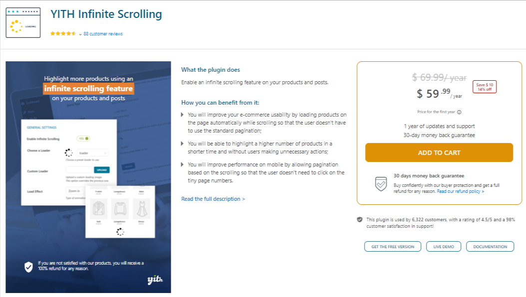 YITH Infinite Scrolling- Infinite Scrolling Plugins