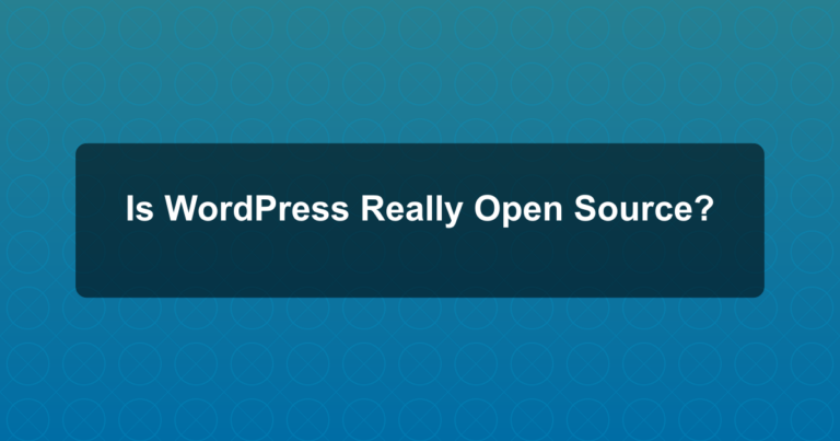Is WordPress Really Open Source?